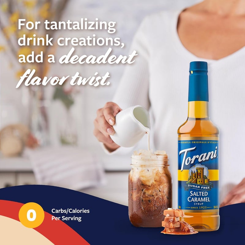 Torani Sugar Free Salted Caramel Syrup - Image 3